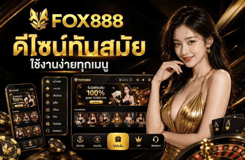 ดีไซน์ทันสมัย ใช้งานง่ายทุกเมนู