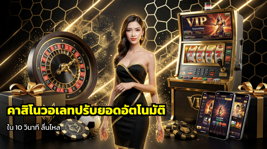 คาสิโนวอเลทปรับยอดอัตโนมัติ